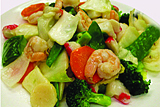shrimp w mixed vegetable